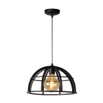 Lampa wisząca DIKRA Ø 40 cm 1xE27 czarny 76464/01/30 Lucide - zdjęcie produktu