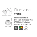 Kinkiet MATURIN LE42472 Luces Exclusivas - zdjęcie dodatkowe 2