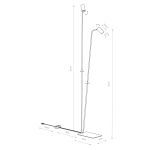 Lampa podłogowa MONO II FL SOLID BRASS 7712 Nowodvorski - zdjęcie dodatkowe 1