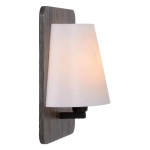 IDAHO Kinkiet E14 Grey wood 77281/01/36 Lucide - zdjęcie dodatkowe 3