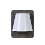 IDAHO Kinkiet E14 Grey wood 77281/01/36 Lucide - zdjęcie dodatkowe 1