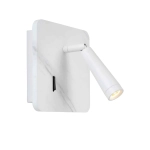 Kinkiet OREGON LED 1x3W 3000K With USB charging point biały 77282/03/31 Lucide - zdjęcie produktu