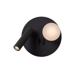 MATIZ kinkiet LED 1x3,5W 3000K Z punktem ładowania USB Czarny 77286/02/30 Lucide - zdjęcie produktu