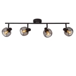 Listwa oświetleniowa MAREN 4xE14 czarny 77978/04/30 Lucide - zdjęcie produktu