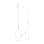 Lampa wisząca PEAR BLACK S 7800 Nowodvorski - zdjęcie dodatkowe 4