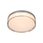 PLANO Plafon Ø 23 cm LED Dim. CCT 1x11W 2700K/4000K IP44 Opal 78151/12/61 Lucide - zdjęcie produktu