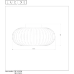 Plafon MANUELA Ø 40 cm E27 czarny 78174/40/30 Lucide - zdjęcie dodatkowe 2