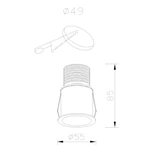 Lampa zewnętrzna Mantra Guincho 7082MA - zdjęcie dodatkowe 1