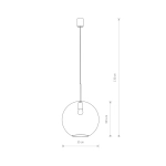 Lampa wisząca SPHERE XL 7846 NOWODVORSKI - zdjęcie dodatkowe 3