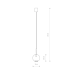 Lampa wisząca SPHERE S 7847 NOWODVORSKI - zdjęcie dodatkowe 2