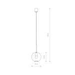 Lampa wisząca SPHERE M 7848 NOWODVORSKI - zdjęcie dodatkowe 3