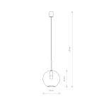 Lampa wisząca SPHERE L 7850 NOWODVORSKI - zdjęcie dodatkowe 3
