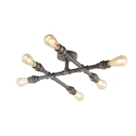 kinkiecik.pl Lampa sufitowa Pipe 6LT Semi Flush 78763 ENDON
