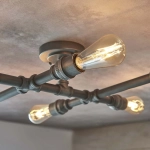 kinkiecik.pl Lampa sufitowa Pipe 6LT Semi Flush 78763 ENDON