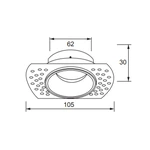 Lampa wpuszczana Mantra Lances 8665MA - zdjęcie dodatkowe 2