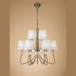 Lampa wisząca Mantra Loewe Antique Brass 4730MA - zdjęcie produktu