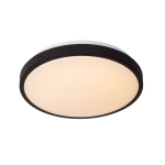 DASHER Lampa sufitowa Ø 34,8 cm LED 1x18W 2700K IP44 Czujnik ruchu i dzień/noc Czarny 79110/35/30 Lucide - zdjęcie produ