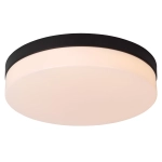 BISKIT Lampa sufitowa Ø 34,5 cm LED 1x24W 2700K IP44 Czujnik ruchu i dzień/noc Czarny 79111/36/30 Lucide - zdjęcie produ