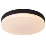 BISKIT Lampa sufitowa Ø 40 cm LED 1x36W 2700K IP44 Czujnik ruchu i dzień/noc Czarny 79111/40/30 Lucide - zdjęcie produkt
