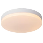 BISKIT Lampa sufitowa Ø 40 cm LED 1x36W 2700K IP44 Czujnik ruchu i dzień/noc biały 79111/40/31 Lucide - zdjęcie produktu