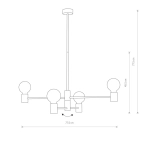 Lampa wisząca RADIUS IV 7931 Nowodvorski - zdjęcie dodatkowe 2