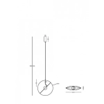 Lampa wisząca Reflex MOD154PL-L6W3K Maytoni - zdjęcie dodatkowe 2