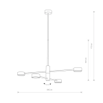 Lampa wisząca Orbit IV 7945 Nowodvorski - zdjęcie dodatkowe 4