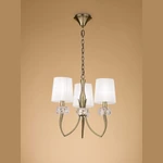 Lampa wisząca Mantra Loewe Antique Brass 4733MA - zdjęcie produktu