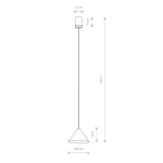 Lampa wisząca ZENITH S white 7997 Nowodvorski - zdjęcie dodatkowe 1