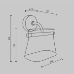 Lampa ścienna (kinkiet) Cabaret MOD170WL-L8BS3K2 Maytoni - zdjęcie dodatkowe 2