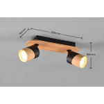 Spot ARUNI – 801100232 excl. 2x GU10 · max. 10W TRIO