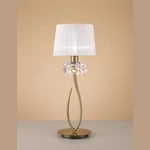 Lampa biurkowa Mantra Loewe Antique Brass 4736MA - zdjęcie produktu