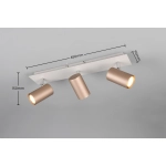 MARLEY – 802400365 excl. 3x GU10 · max. 35W TRIO