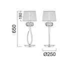 Lampa biurkowa Mantra Loewe Antique Brass 4736MA - zdjęcie dodatkowe 1