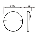 Lampa zewnętrzna Mantra Baker 7014MA - zdjęcie dodatkowe 1