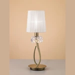 Lampa biurkowa Mantra Loewe Antique Brass 4737MA - zdjęcie produktu