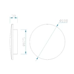 Lampa ścienna Mantra Bora Bora C0120MA - zdjęcie dodatkowe 1