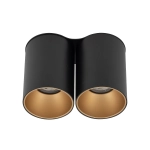 Plafon EYE TONE II BLACK/GOLD 8087 Nowodvorski