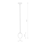Lampa wisząca ICE EGG A 8124 Nowodvorski - zdjęcie dodatkowe 3