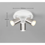 GILLAN – 814530307 excl. 3x GU10 · max. 10W TRIO