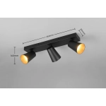 SHARP – 817100332 excl. 3x GU10 · max. 10W TRIO