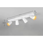 SHARP – 817100431 excl. 4x GU10 · max. 10W TRIO