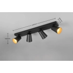 SHARP – 817100432 excl. 4x GU10 · max. 10W TRIO