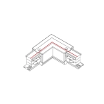 Łącznik kątowy biały prawy Commercial Lighting CTLS POWER L CONNECTOR RIGHT WHITE 8227 Nowodvorski - zdjęcie dodatkowe 1