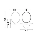 Kinkiet SORIA LE41784 Luces Exclusivas - zdjęcie dodatkowe 1