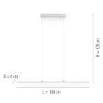 Lampa wisząca Pure Lite Srebrny 8375-55 Paul Neuhaus - zdjęcie dodatkowe 1