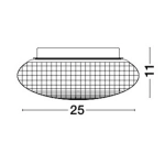 Plafon LINARES LE42440 Luces Exclusivas - zdjęcie dodatkowe 2