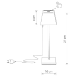 Lampa przenośna MAHE LED 8398 IP54 Nowodvorski - zdjęcie dodatkowe 2