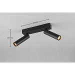 AMBALA – 849210232 incl. 2x SMD, 5,5W · 2x 500lm, 2300+3000+4000K TRIO