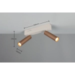 AMBALA – 849210265 incl. 2x SMD, 5,5W · 2x 500lm, 2300+3000+4000K TRIO
